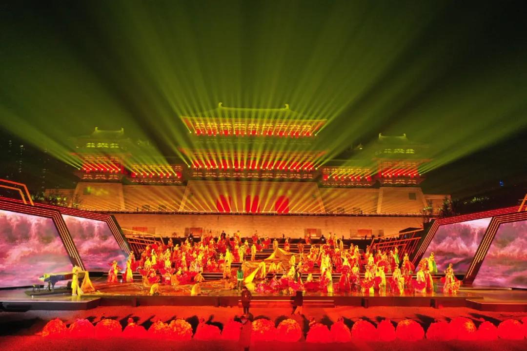 2021年洛阳牡丹文化节开幕式在应天门北广场盛大举行